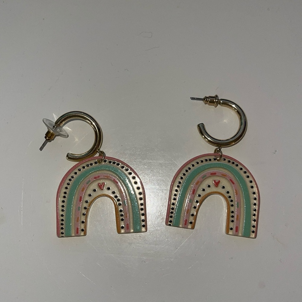 Rainbow earrings